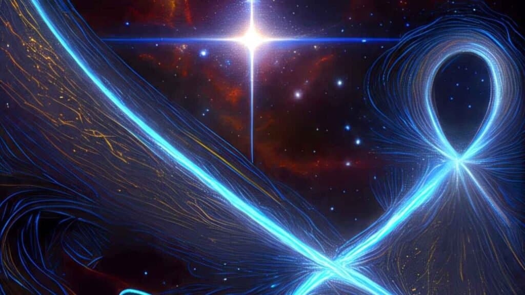 Intergalactic Magnetic Fields Intergalactic Magnetic Fields Illustration