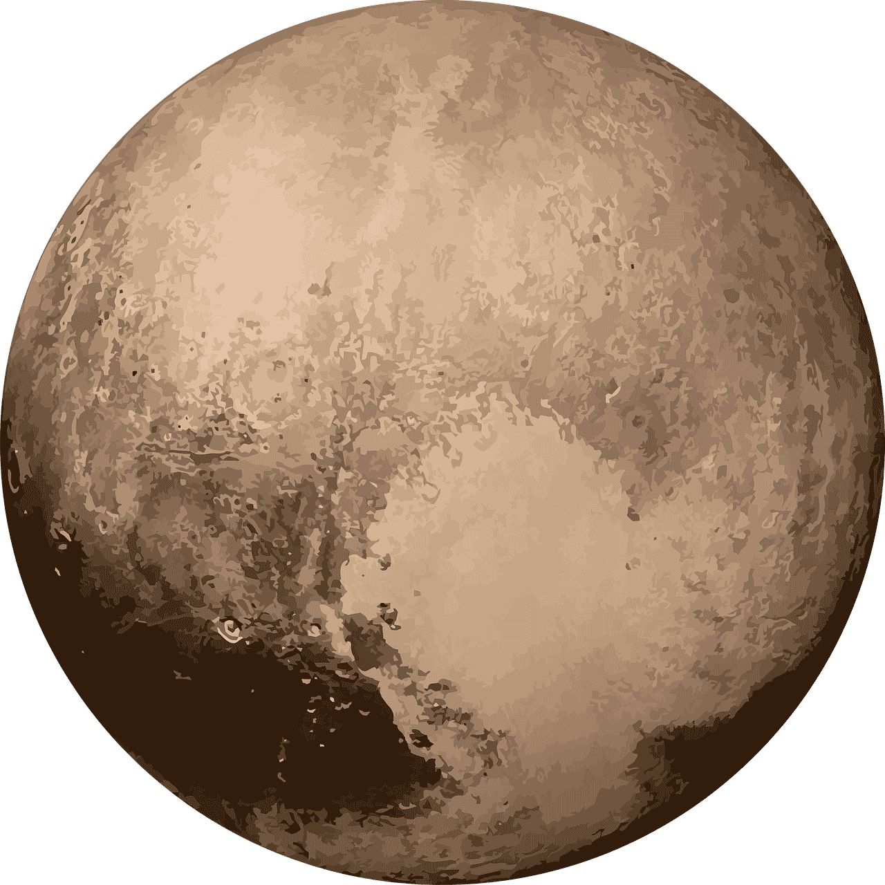 Illustration of Pluto